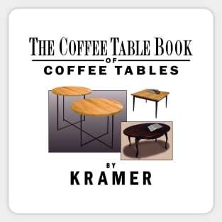 The Coffee Table Book of Coffee Tables By Kramer Sticker